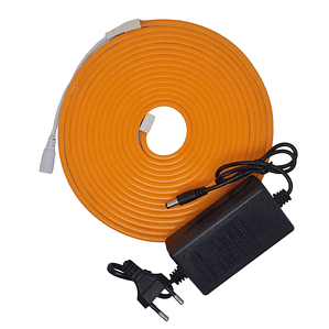 Neon flexible AMARILLO con Cargador / 5 Metros