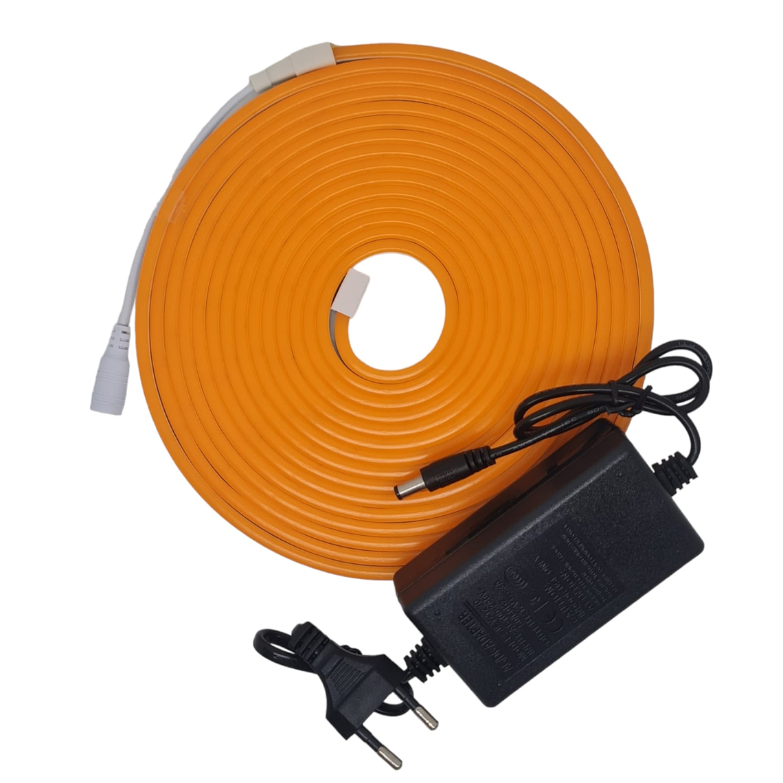 Neon flexible AMARILLO con Cargador / 5 Metros 1