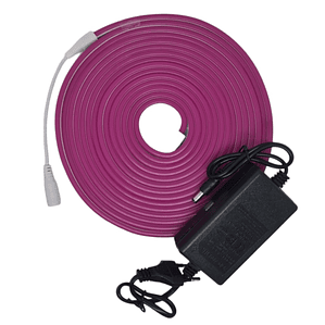 Neón flexible MORADO con Cargador / 5 Metros