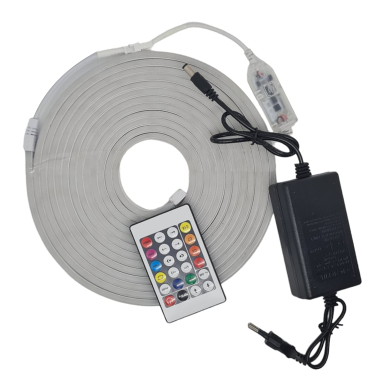 Neón flexible RGB / SECUENCIAL con Cargador / 5 Metros 1