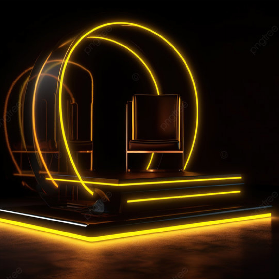 Neon flexible AMARILLO con Cargador / 5 Metros 3