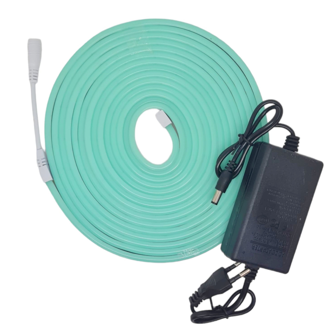 Neón flexible VERDE AGUA con Cargador / 5 Metros 1