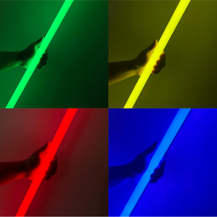 TUBOS LED 120 CMS COLORES / CON ENCHUFE  220V 2