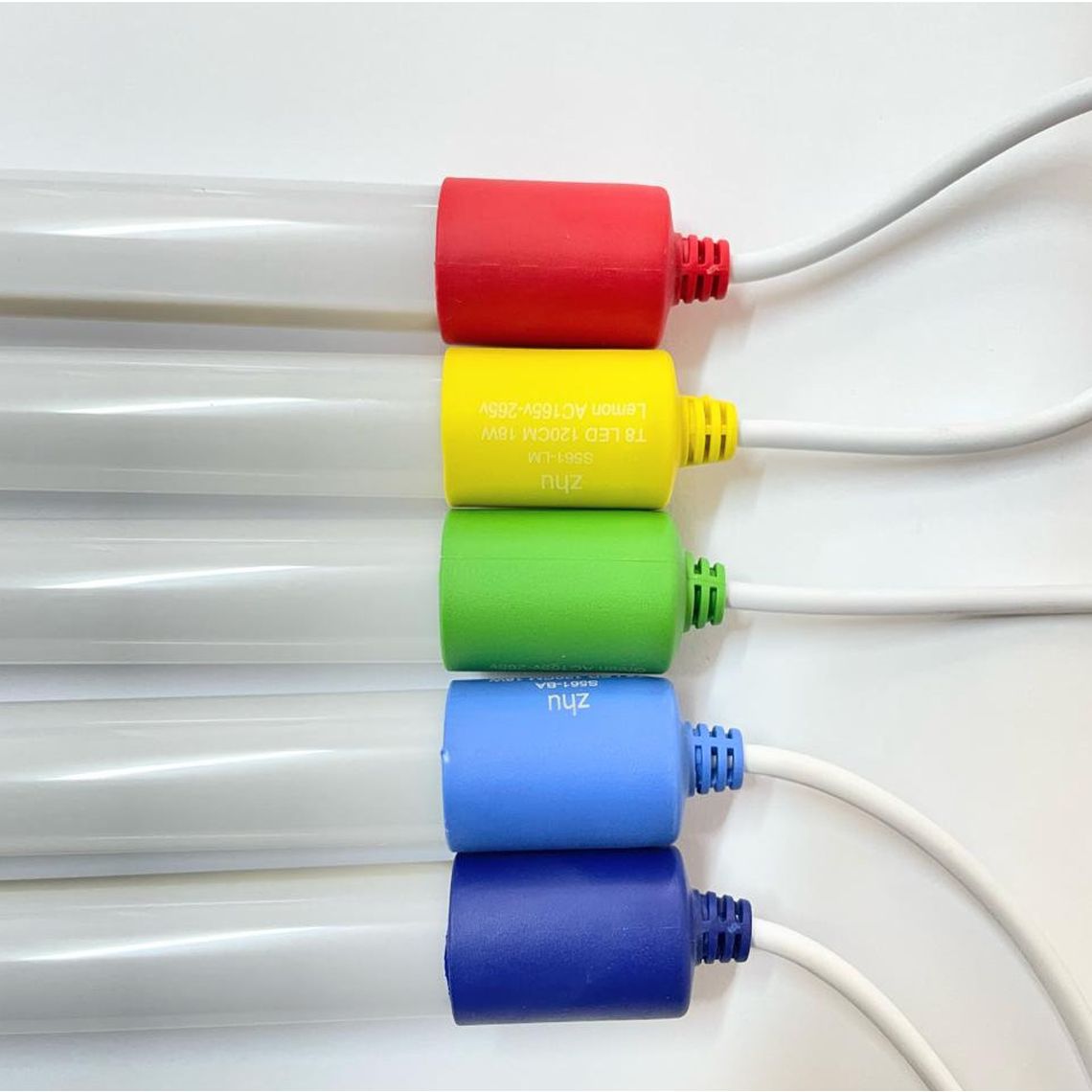 TUBOS LED 120 CMS COLORES / CON ENCHUFE  220V 1