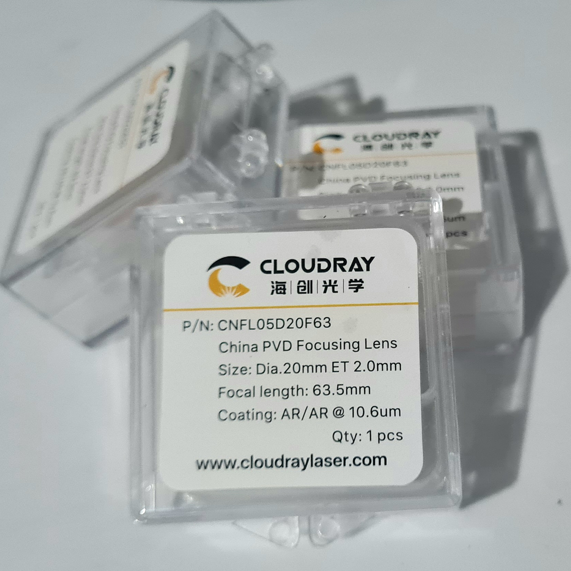 Lente 63.5mm medida Focal / 20mm ø 1