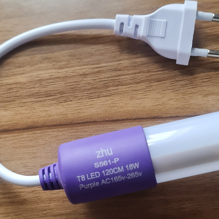 TUBOS LED 120 CMS COLORES / CON ENCHUFE  220V 4