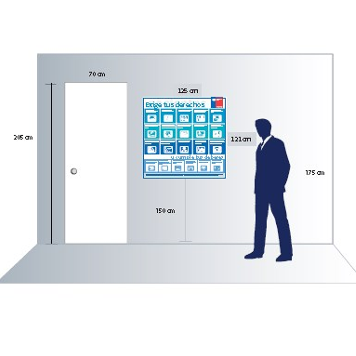 Derechos del paciente 125x121 cms 4