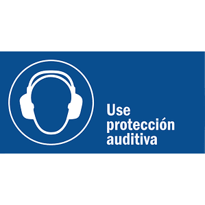 Use protección auditiva