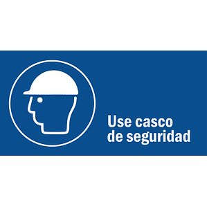 Use casco de seguridad