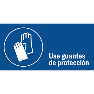 Use guantes de protección