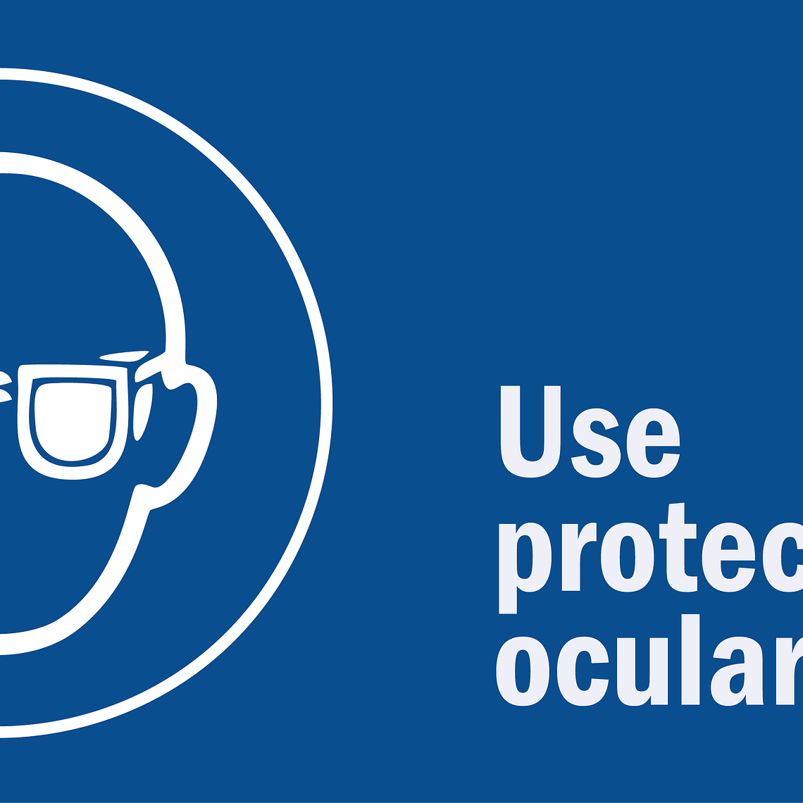 Use protección ocular 1