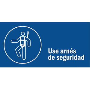 Use arnés de seguridad