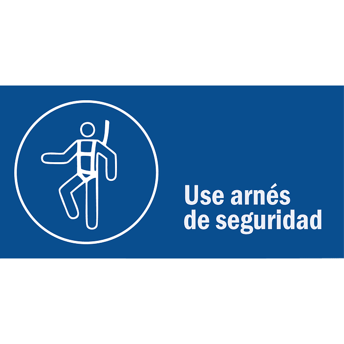 Use arnés de seguridad