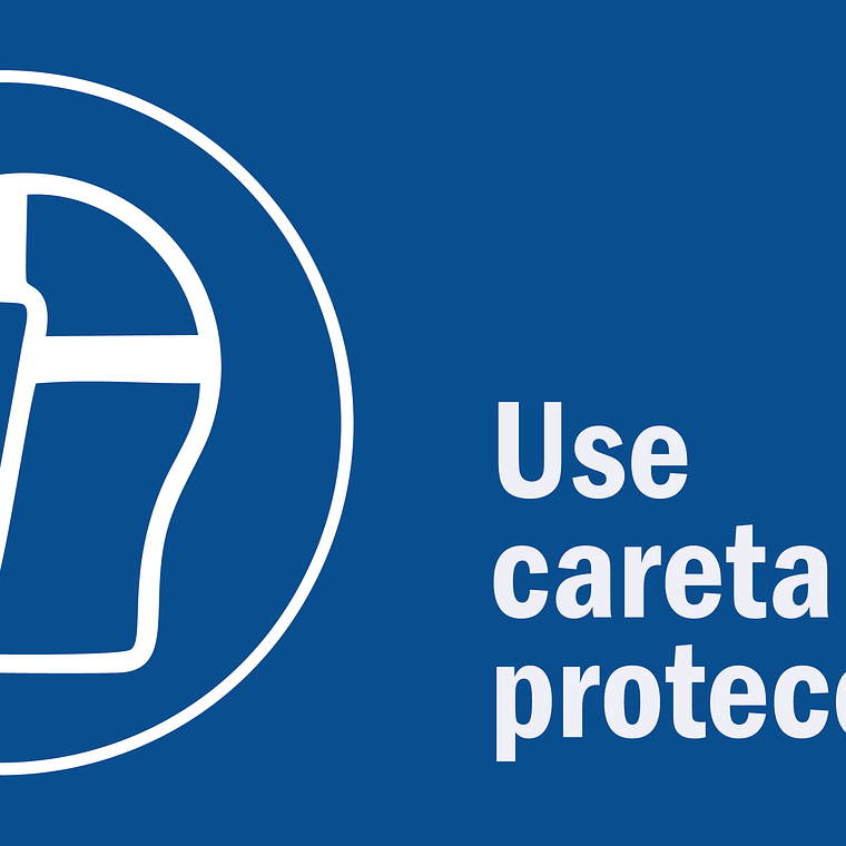 Use careta de protección 1