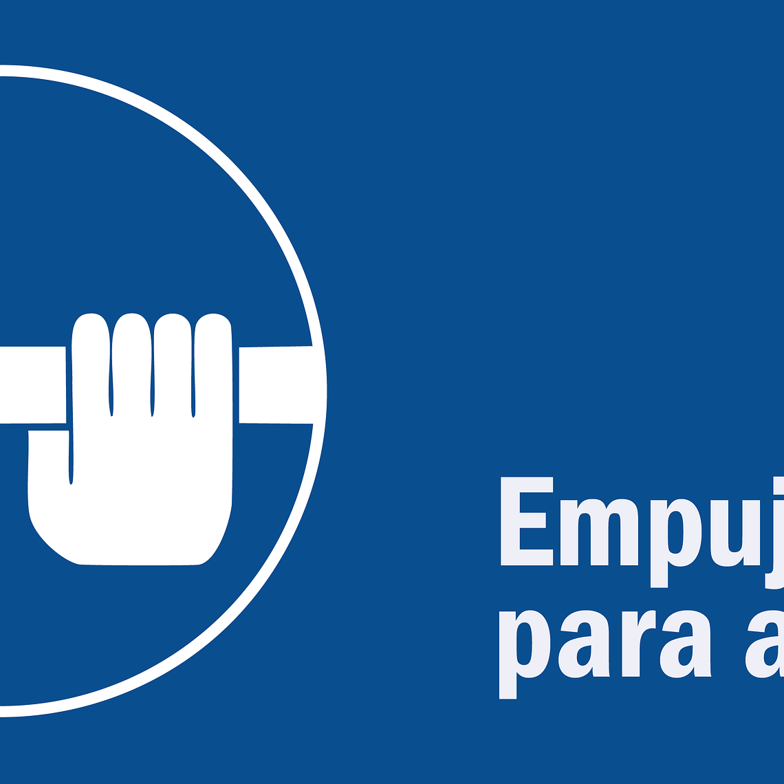 Empujar para abrir 1