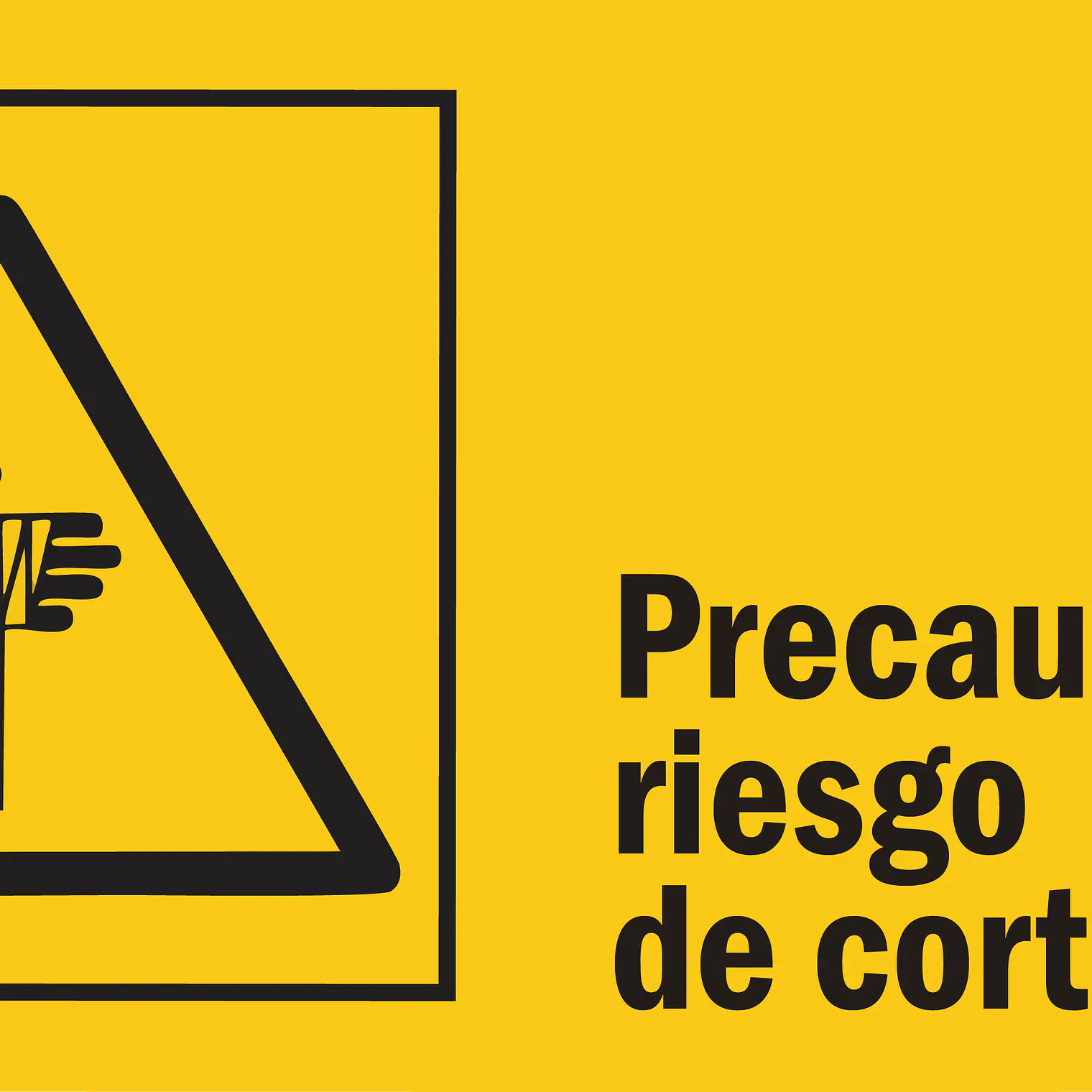 Riesgo de corte 1