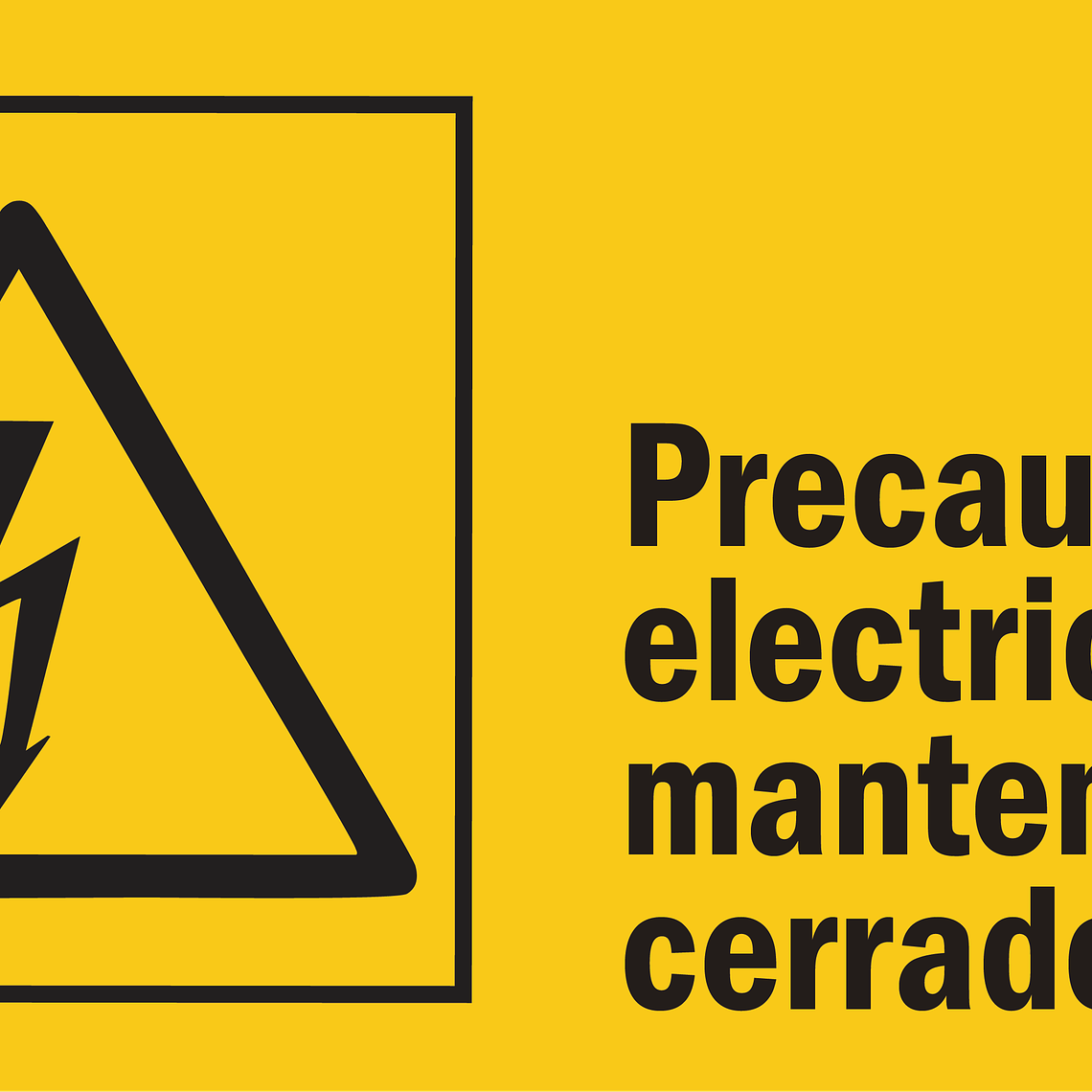 Electricidad mantenga cerrado 1