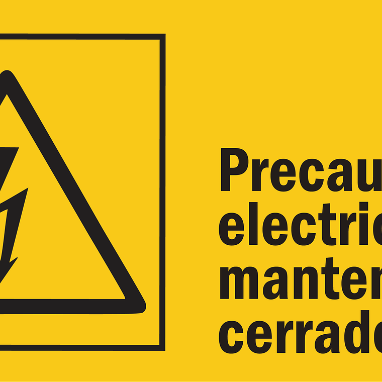 Electricidad mantenga cerrado 1