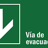 Vía evacuación frontal 1