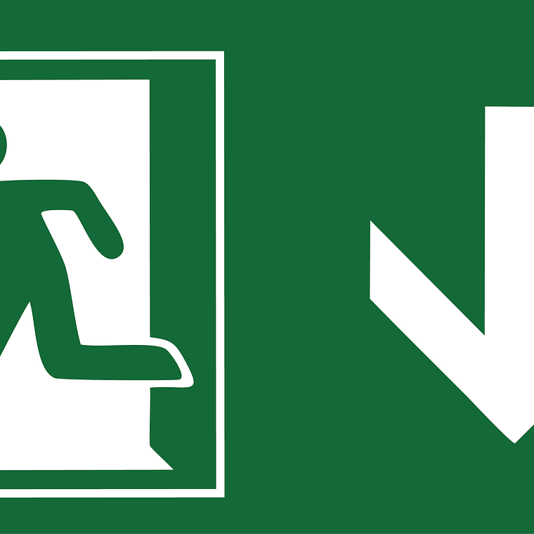 Salida de emergencia frontal B 1