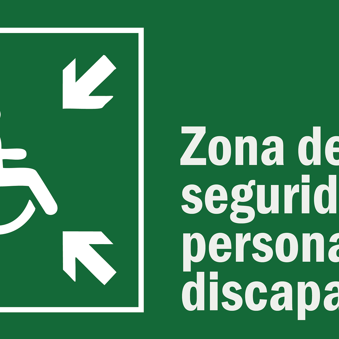 Zona de seguridad personas con discapacidad 1