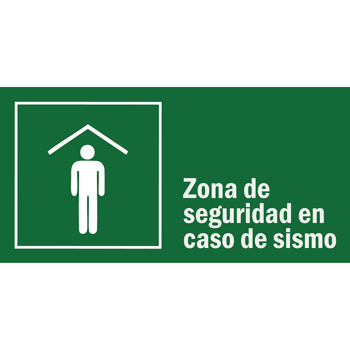 Zona de seguridad en caso de sismo