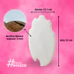 Posa uñas personalizado en acrílico blanco 3mm - Miniatura 3