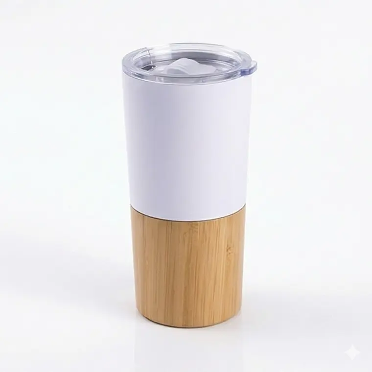 Mug Acero Inoxidable Térmico / Bamboo 3