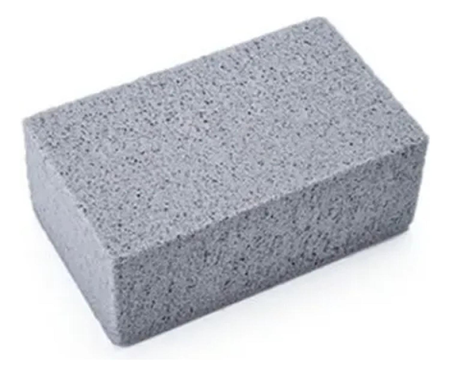 Limpiador De Planchas Y Parrillas Grill Brick Raspador Plateado 7