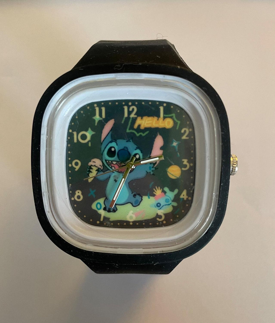 Reloj Stitch Colores ¡ 2