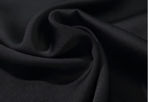 Pijama Satin Short Floreado Diseño Unico Negro Liso M