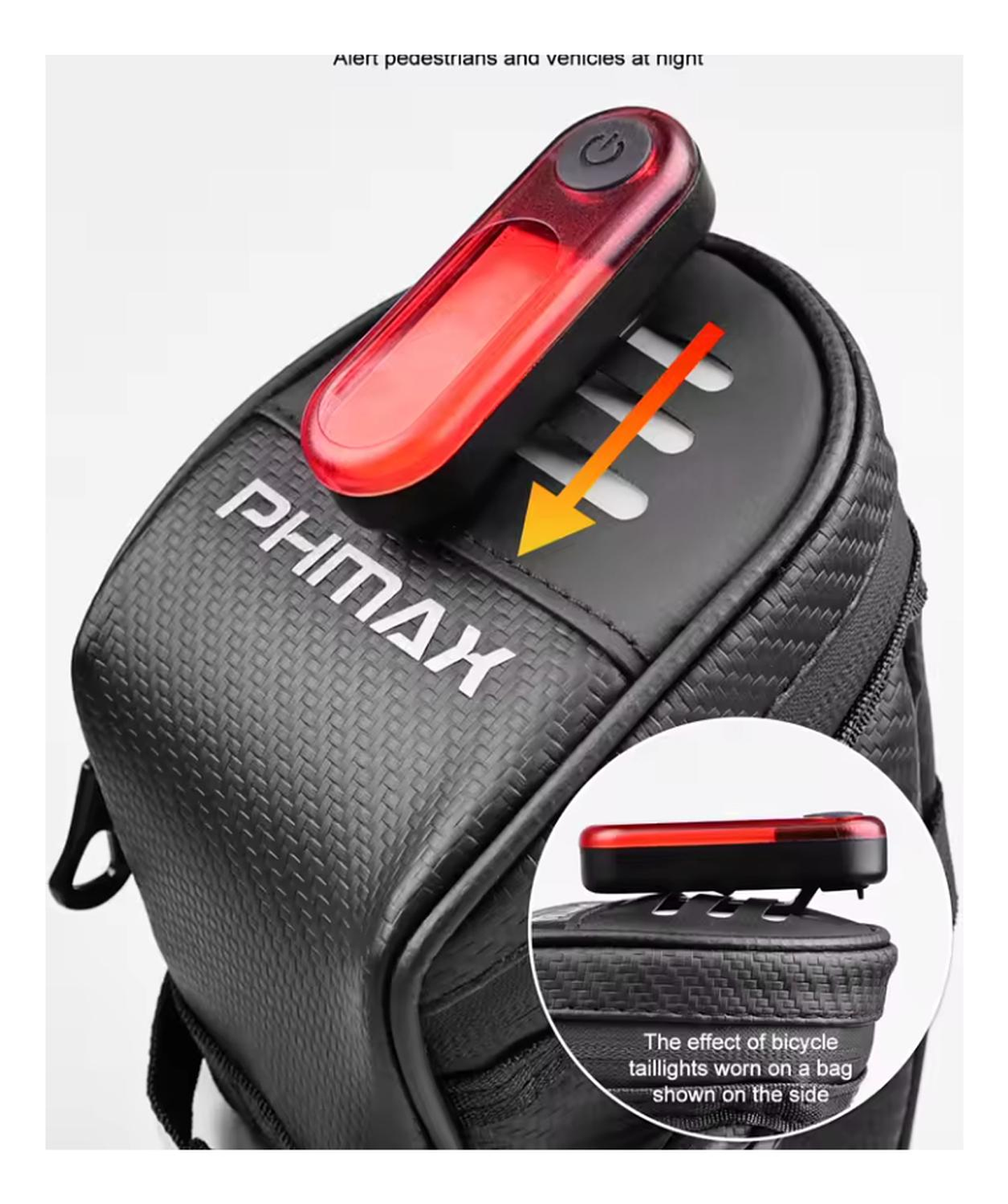 Bolso Sillín Porta Botella Bicicleta Ciclismo Negro 6