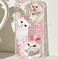 Carcasa Para iPhone Gato Gatito Cute iPhone Transparente iPhone 13 - 14 - Miniatura 2