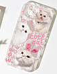 Carcasa Para iPhone Gato Gatito Cute iPhone Transparente iPhone 13 - 14 - Miniatura 4