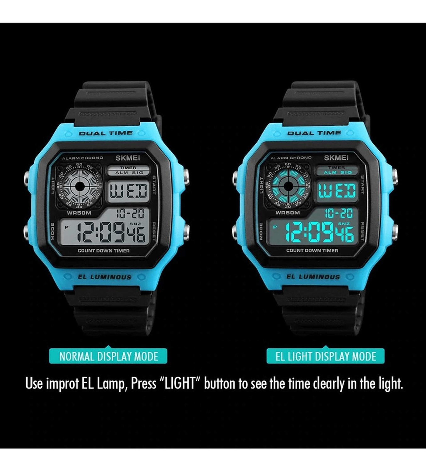 Skmei Reloj Digital Deportivo Estilo Casual Contra Agua 1299 5