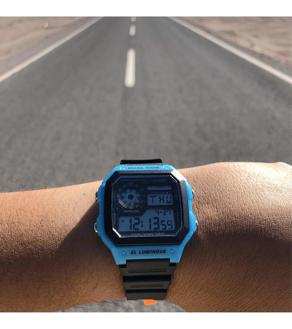 Skmei Reloj Digital Deportivo Estilo Casual Contra Agua 1299 6