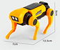 Juguete Solar Para Armar Niños Perro Y Gato Armable Gato Y Perro Amarillo - Miniatura 2