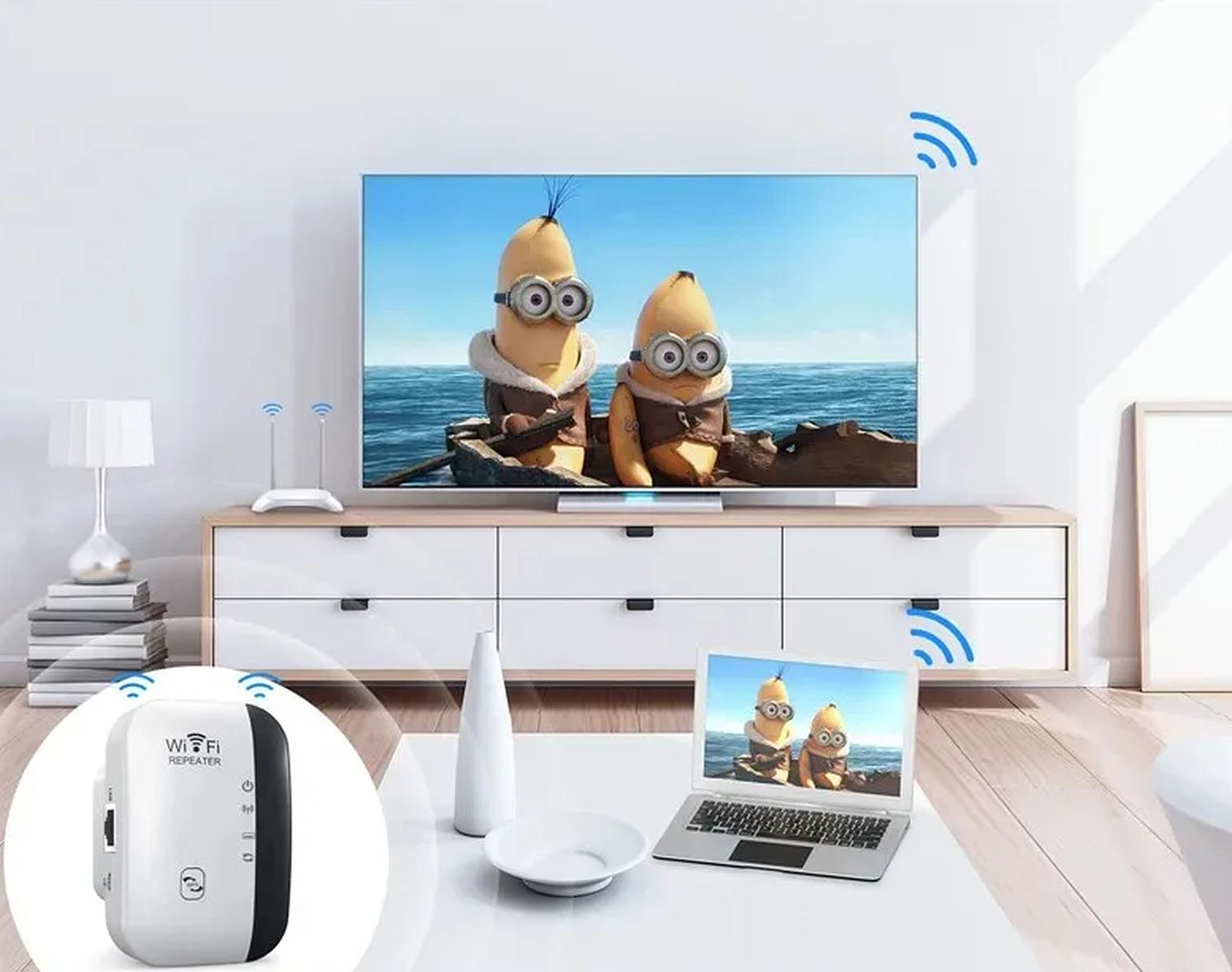 Repetidor Inalámbrico Señal Wi-fi Wifi Access Point Potencia 7