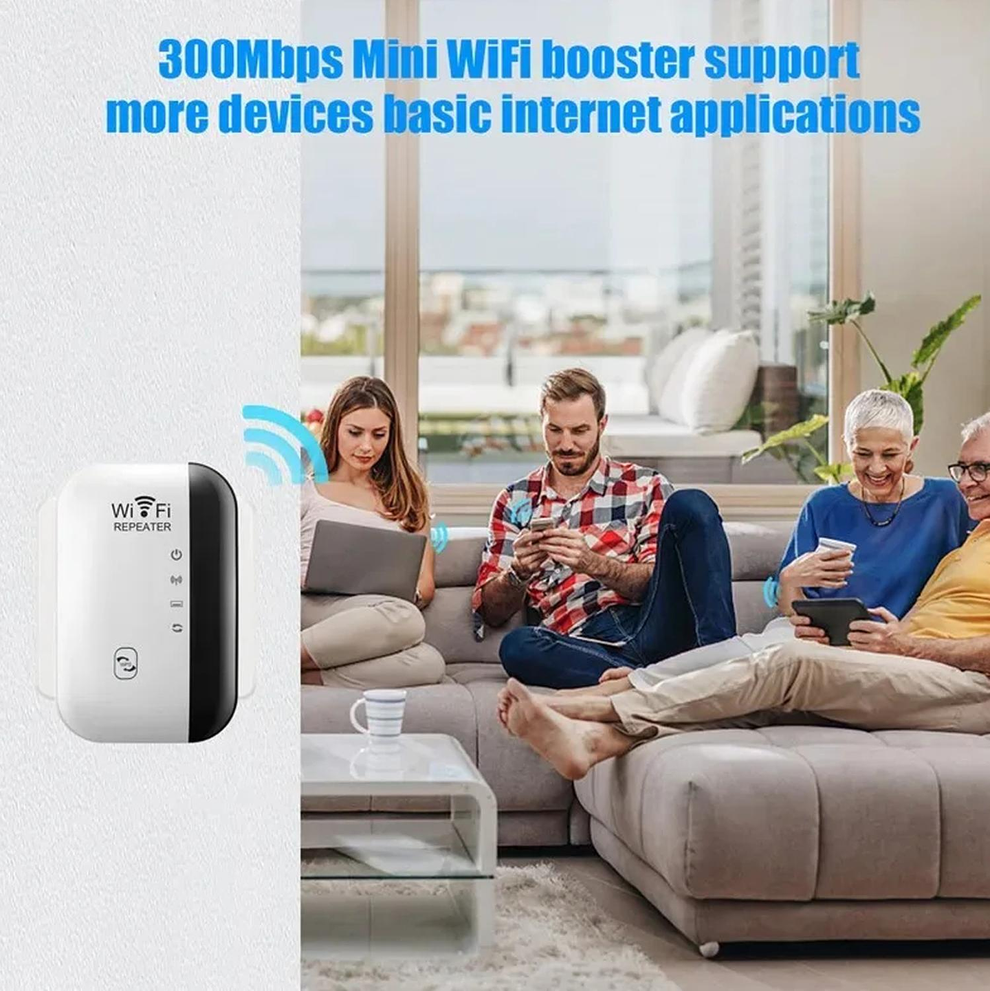 Repetidor Inalámbrico Señal Wi-fi Wifi Access Point Potencia 10