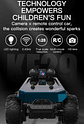Auto Camioneta Control Remoto Con Camara Todo Terreno Rgb Negro Auto Con Camara - Miniatura 3