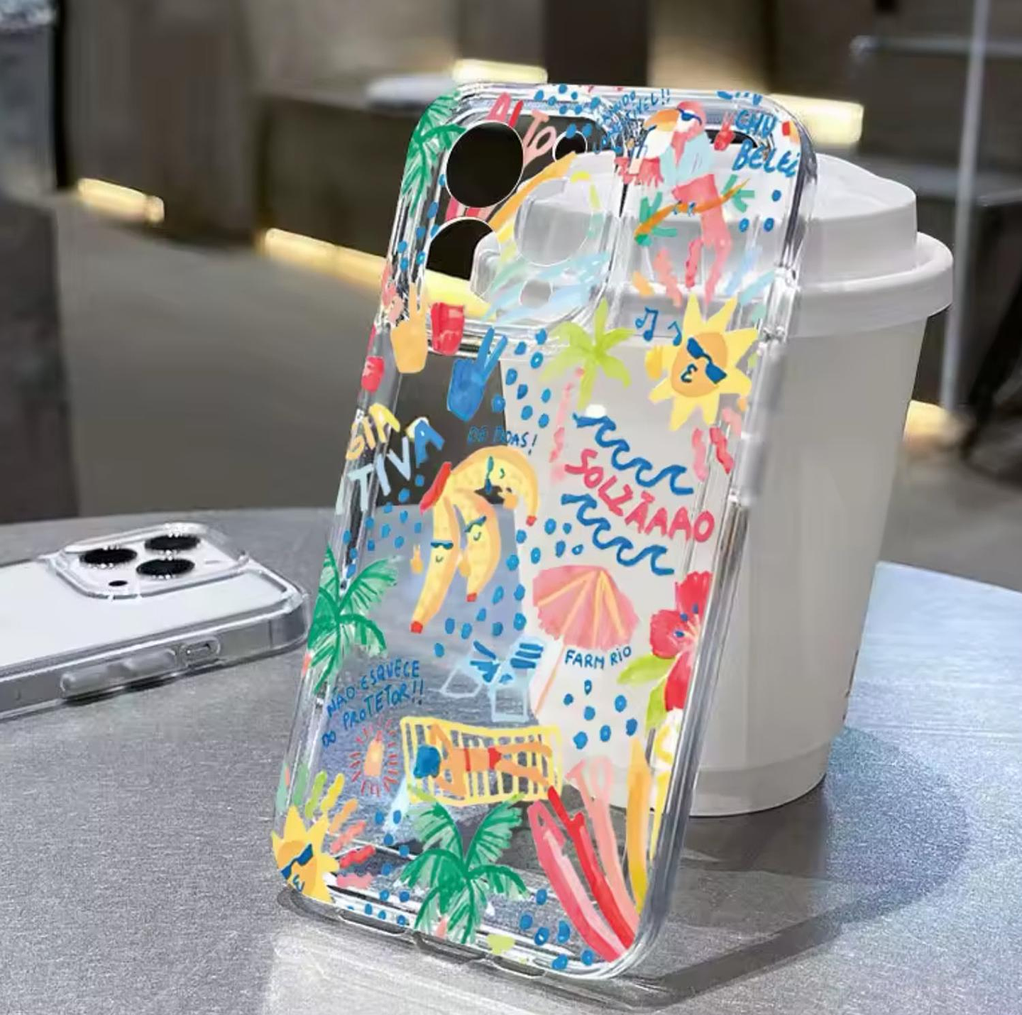 Carcasa Para iPhone ( Todos Los Modelos ) Silicona Slim Diseño 2