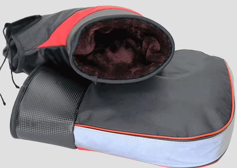 Guantes De Moto Para Motociclista Invierno Negro 5