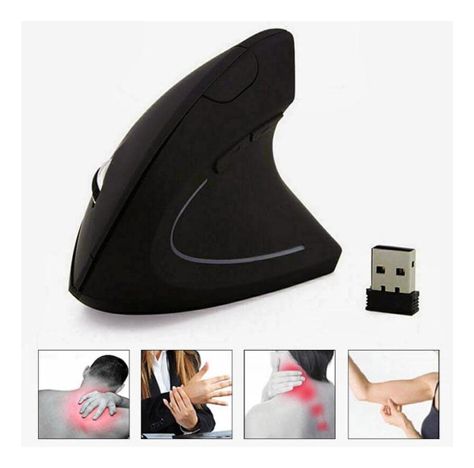 Mouse 2.4g Ratón Ergonómico Inalámbrico Vertical Ratón De C 6