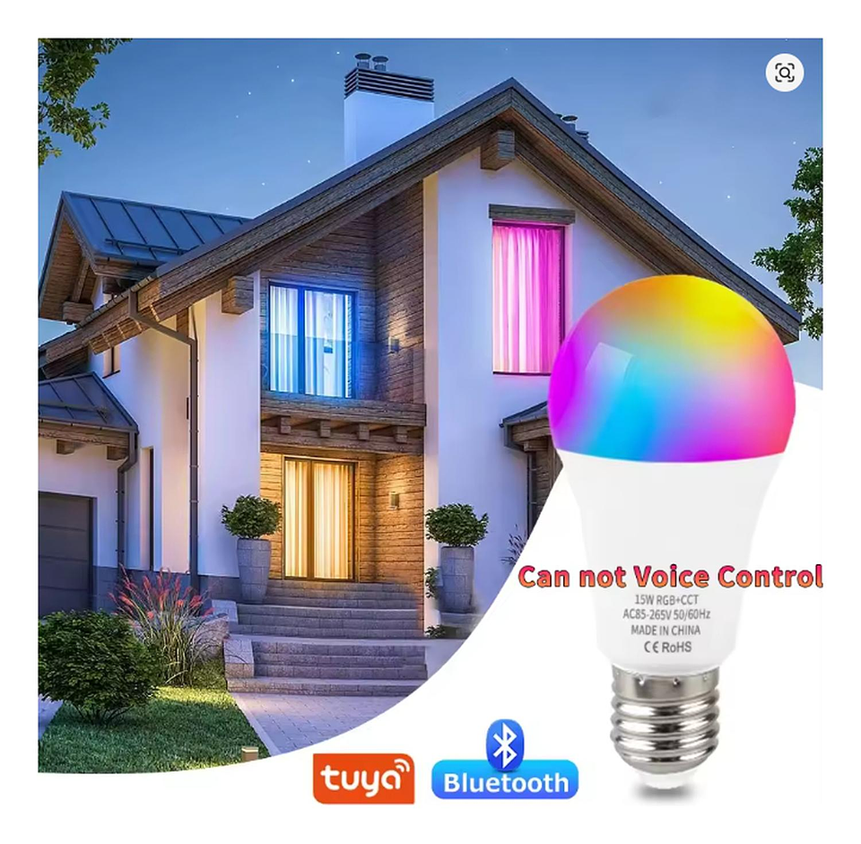 Ampolleta Led Inteligente Wifi Rgb Multicolor + Blancos Rgb 4