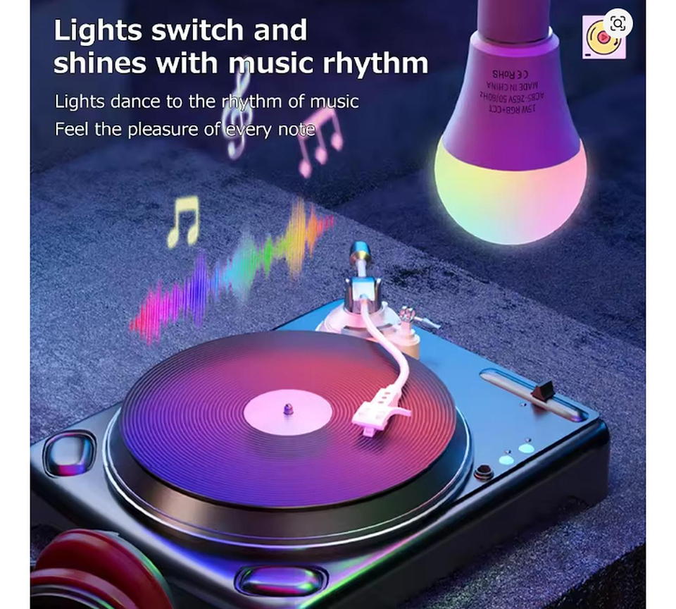 Ampolleta Led Inteligente Wifi Rgb Multicolor + Blancos Rgb 5