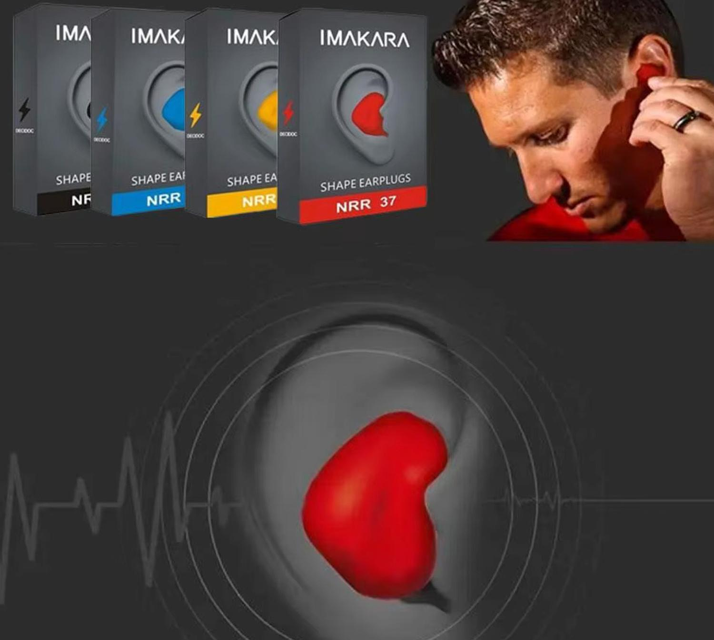 Tapones Moldeables Para Oídos,anti Ruidos, Para Dormir Azul 4