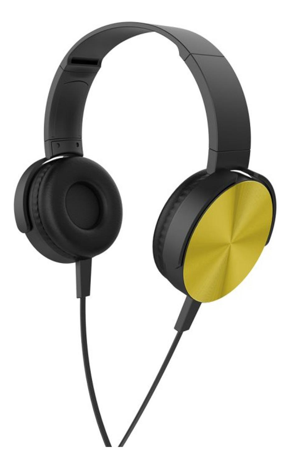 Audífonos Con Microfono Ej-0300m Dorado 1