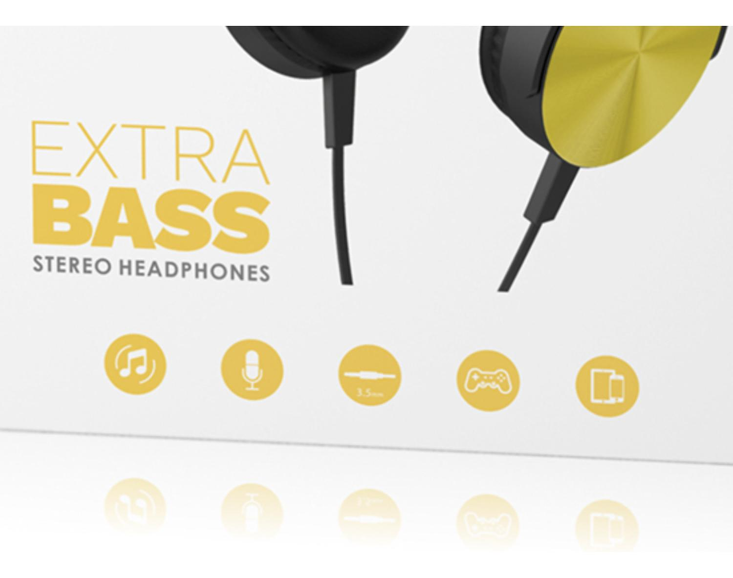 Audífonos Con Microfono Ej-0300m Dorado 4