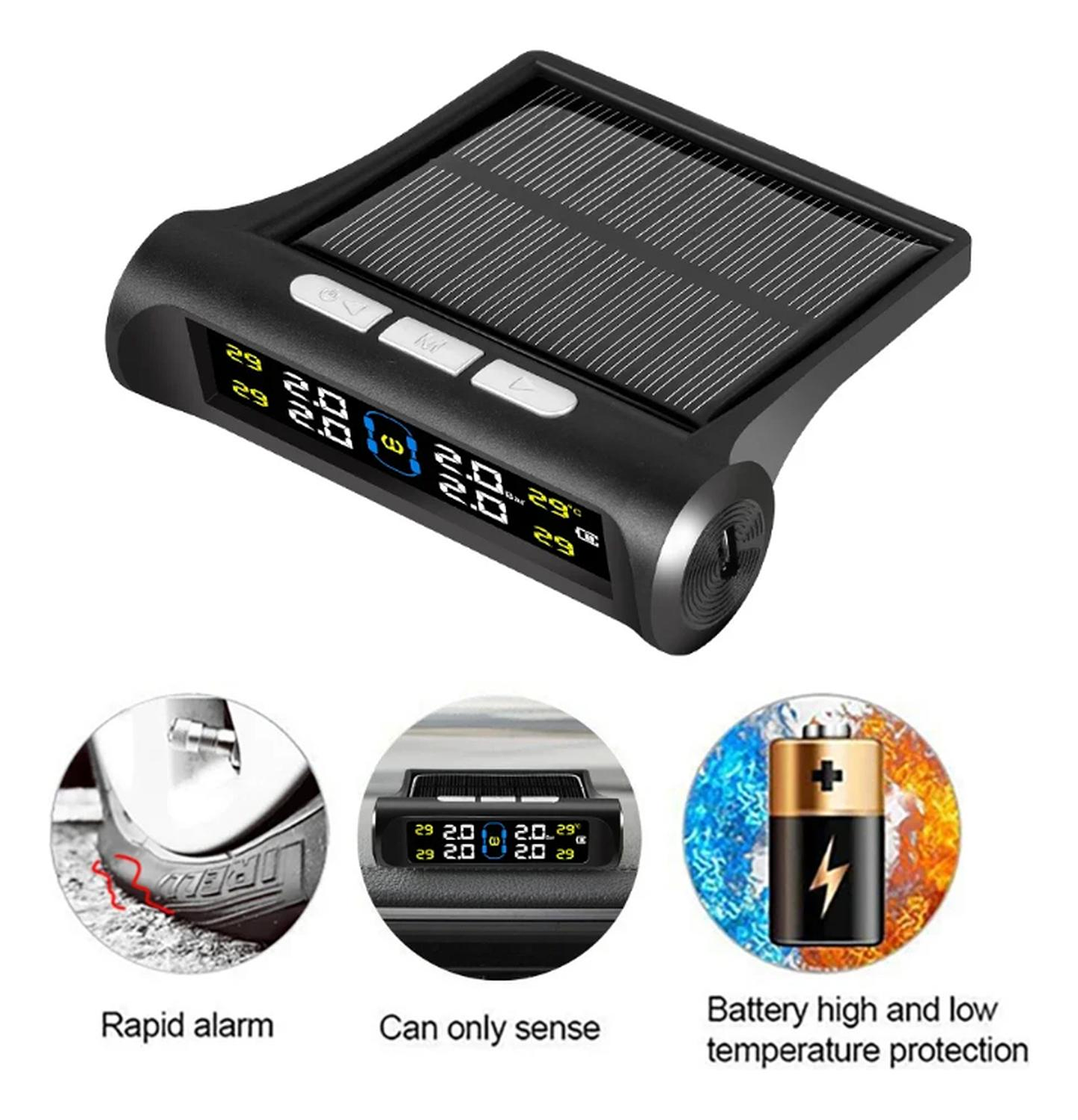 Sensor Sistema Monitoreo Medidor De Presión Neumáticos Tpms 4