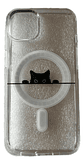 Carcasa Gatito Gato Asomado Para iPhone Modelo Unico Transparente iPhone 13 - 14 -. 15 - Miniatura 1